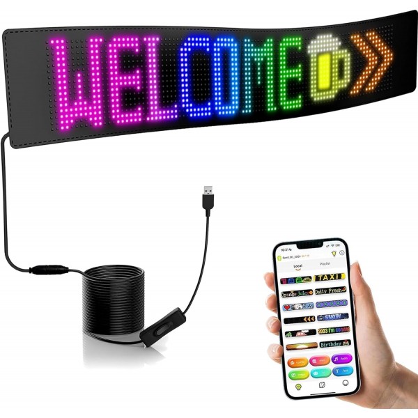 لوحة عرض LED ذكية للسيارة