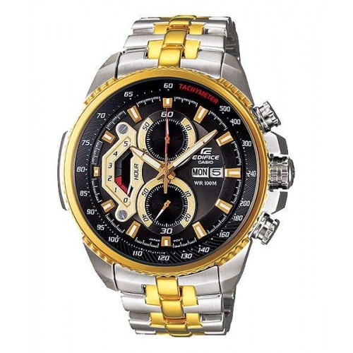 Casio Edifice for Men - Casual Stainless Steel Band Watch - EF558SG-1AV