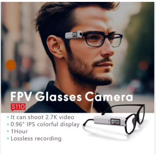 كاميرا النظارة الاحترافية 2.7K - وثّق مغامراتك من منظورك الخاص مع خاصية الواي فاي