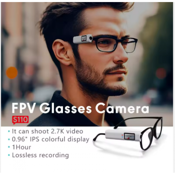 كاميرا النظارة الاحترافية 2.7K - وثّق مغامراتك من منظورك الخاص مع خاصية الواي فاي