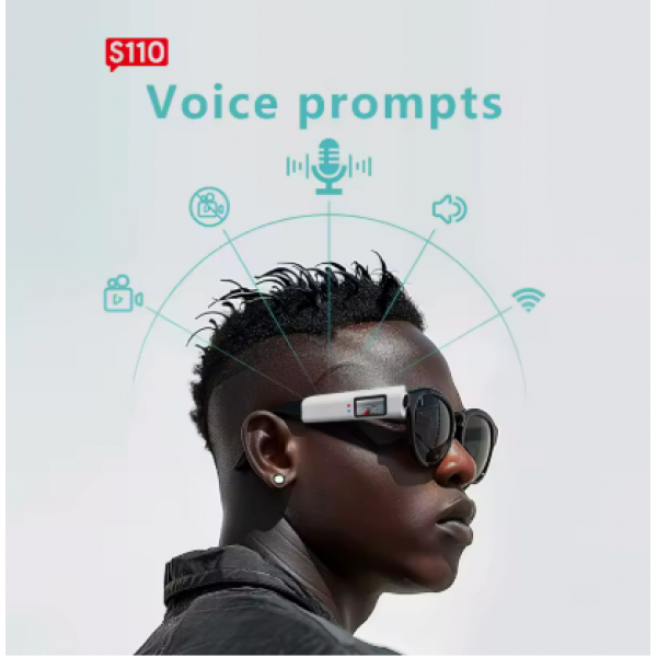 كاميرا النظارة الاحترافية 2.7K - وثّق مغامراتك من منظورك الخاص مع خاصية الواي فاي