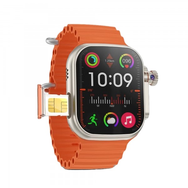 ساعة سمارت بمدخل شريحة + 3 استيك هدية