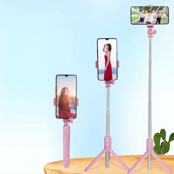 حامل جوال بإضاءة خلفية و ريموت للتصوير عن بعد