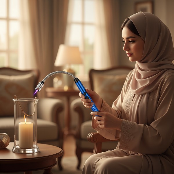 قدّاحة لهب إلكترونية حديثة قابلة لإعادة الشحن