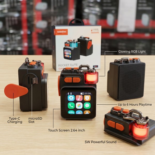 مكبر صوت بشاشة