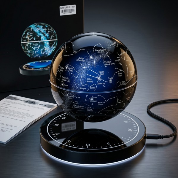 مصباح معلق مغناطيسي ا لون أسود