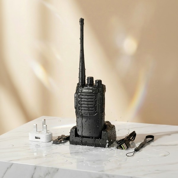 جهاز اللاسلكي الاحترافي GWT15 - مدرع بمعيار IP68 وبطارية تدوم 6 أيام ومدى يصل لـ 5 كم