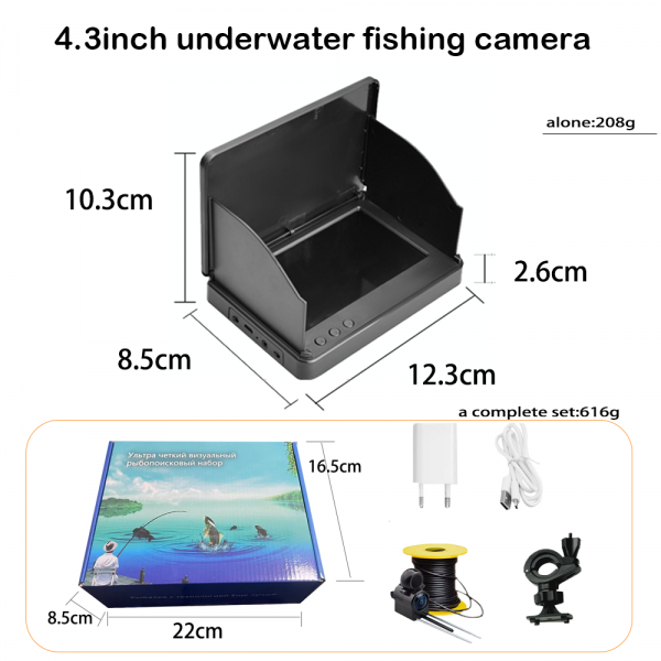 كاميرا بشاشة لتصوير تحت الماء