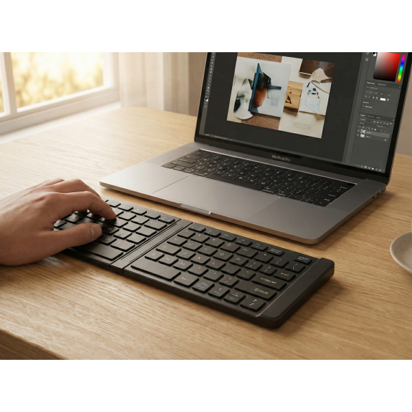 كيبورد قابل للطى ماوس هدية مجانية