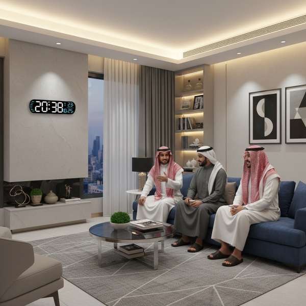 ساعة حائط ذكية رمضانية