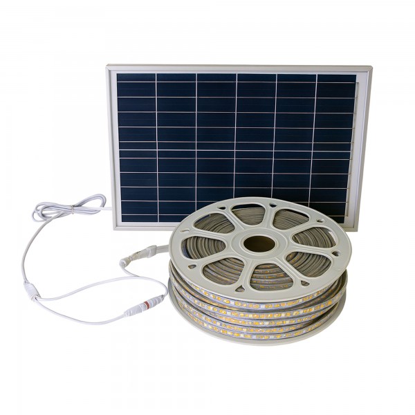شريط ليد بالطاقة الشمسية 20 متر