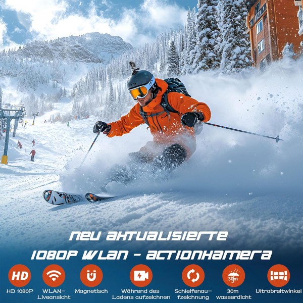 كاميرا رياضية لتصوير الفلوجز 1080