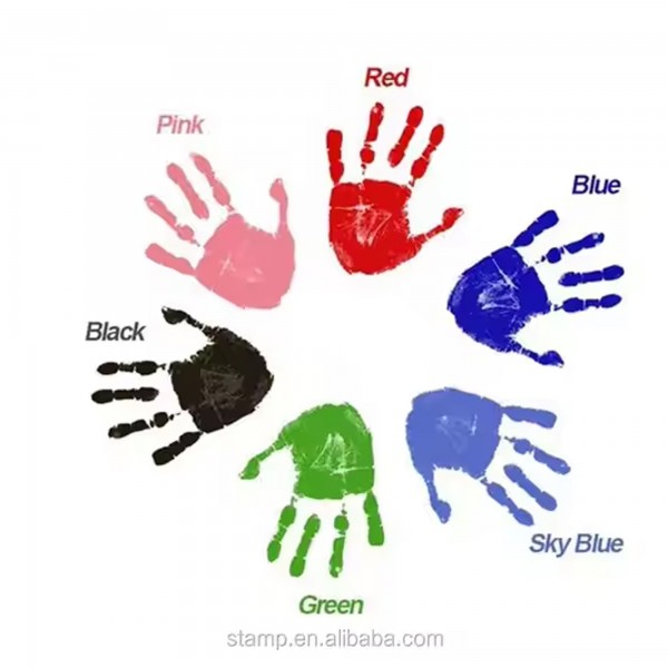 طابعة بصمة يد وقدم الطفل الصحية هدية طفلك