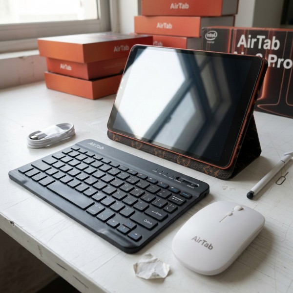 تابلت Airtap Air 8 pro بضمان عام كيبورد و ماوس بلوتوث