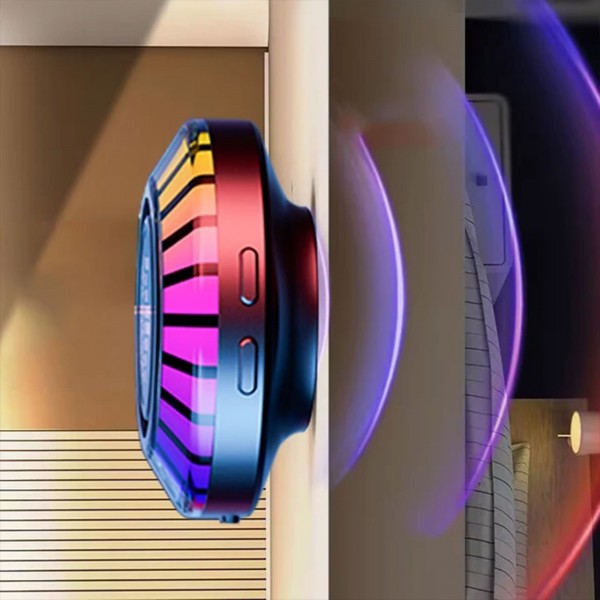 مكبر الصوت اللاصق  المحمول