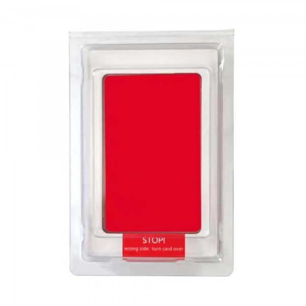 طابعة بصمة يد وقدم الطفل لون أحمر