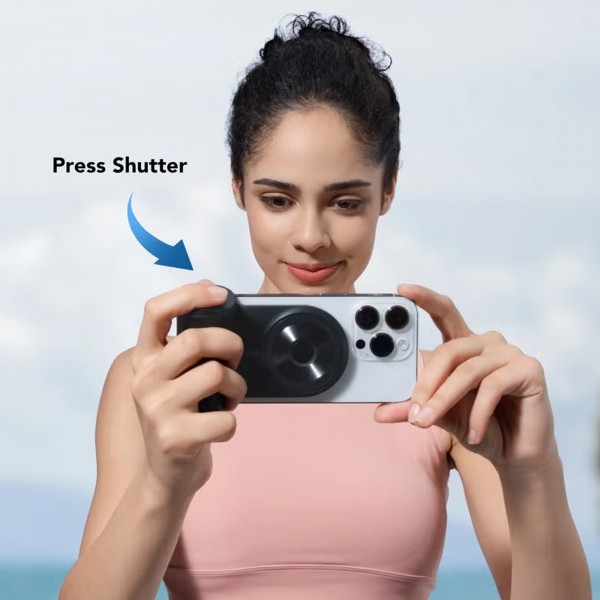 مقبض تصوير مغناطيسي باور بنك لاسلكي