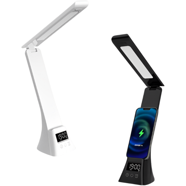 أباجورة فندقية التحكم من خلال تطبيق + منبة + شاحن لاسلكى