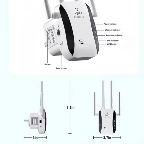 مقوى واى فاى 4 أنتنا