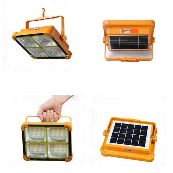 باور بنك بكشاف بالطاقة الشمسية 5 أوضاع إضاءة