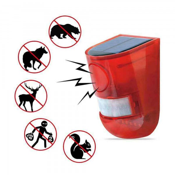 جهاز إنذار حركة يعمل بالطاقة الشمسية لحماية المنزل والعمل