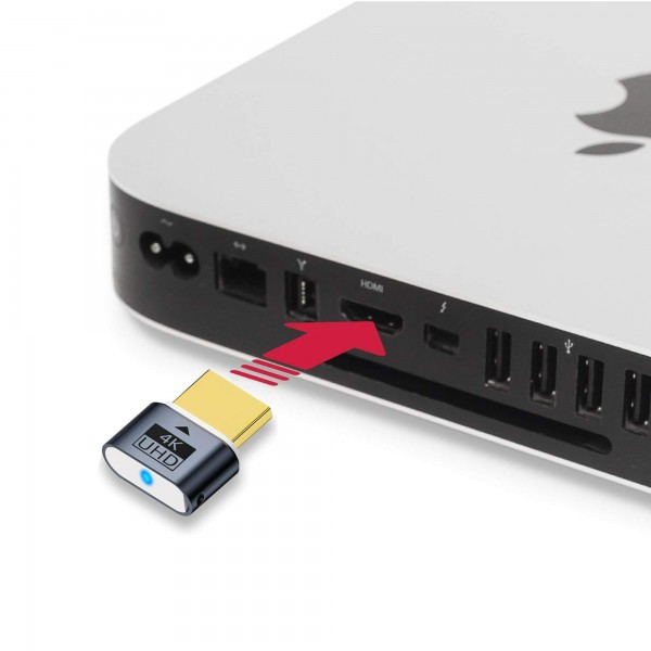 وصلة HDMI محاكية للشاشة 4K لتحسين العرض والتحكم عن بعد