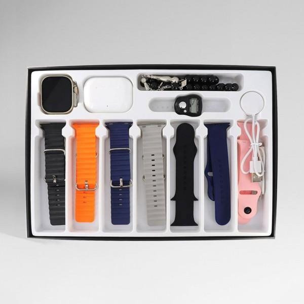 عرض هدايا رمضان  ( ساعة 7 الوان + سماعة + سبحة + عداد استغفار)