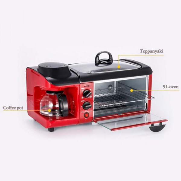 ميكروويف وقلاية وصانعة قهوة ٣*١