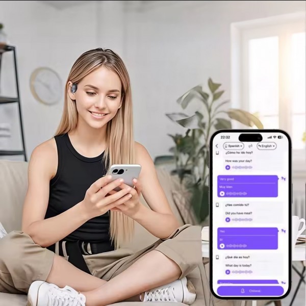 سماعة بمترجم AI + ساعة الترا 7 استيك