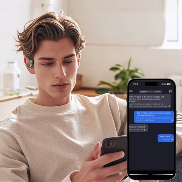 سماعة بمترجم AI