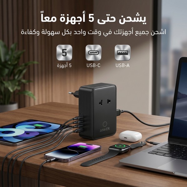 شاحن أنكر ضمان عام