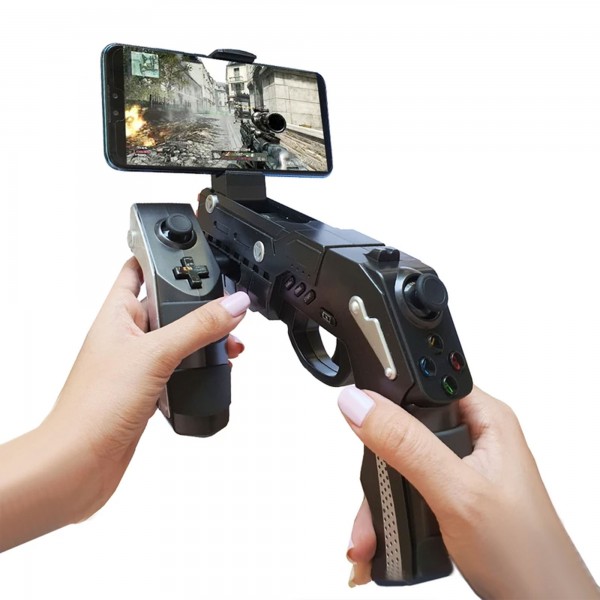 بندقية الجيمنج الذكية IPEGA PG-9057 - تجربة واقعية لـ PUBG و FPS بـ هزاز وتصويب دقيق