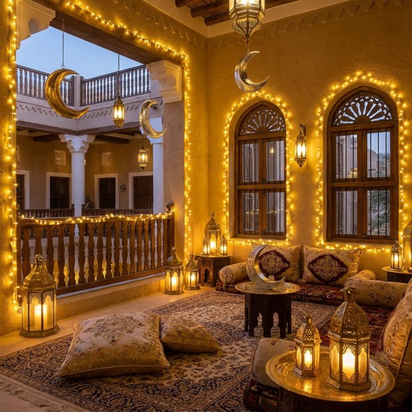 إضاءة الاحتفالات 50 متر سعر الجملة للكمية