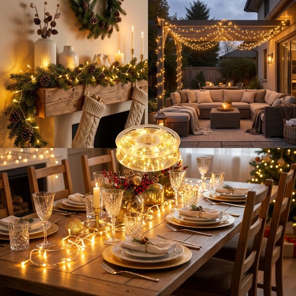 إضاءة الاحتفالات 50 متر سعر الجملة للكمية