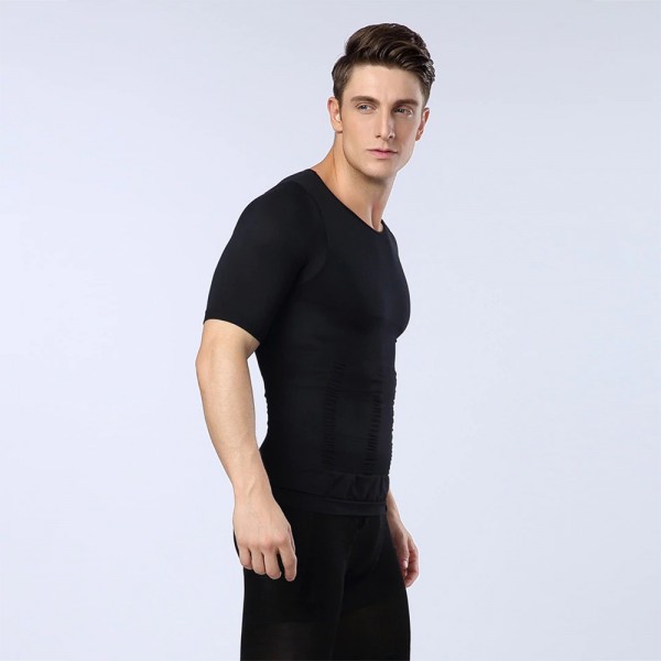 مشد الجسم للرجال باكمام قصيرة ٢XL