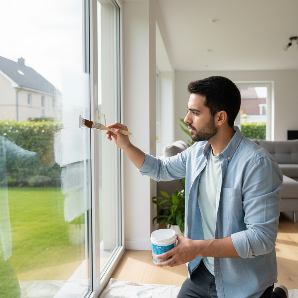 طلاء زجاجي مقاوم للماء لتظليل للأبواب والنوافذ