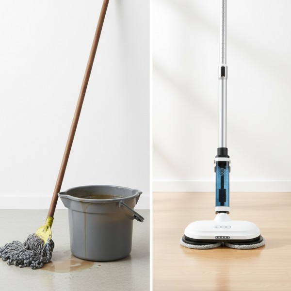 مكنسة مزدوجة الذكية العملية