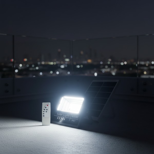 كشاف يعمل بالطاقة الشمسية بقوة 800 واط بضمان عامين