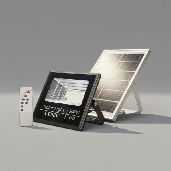 كشاف يعمل بالطاقة الشمسية بقوة 500 واط بضمان عامين