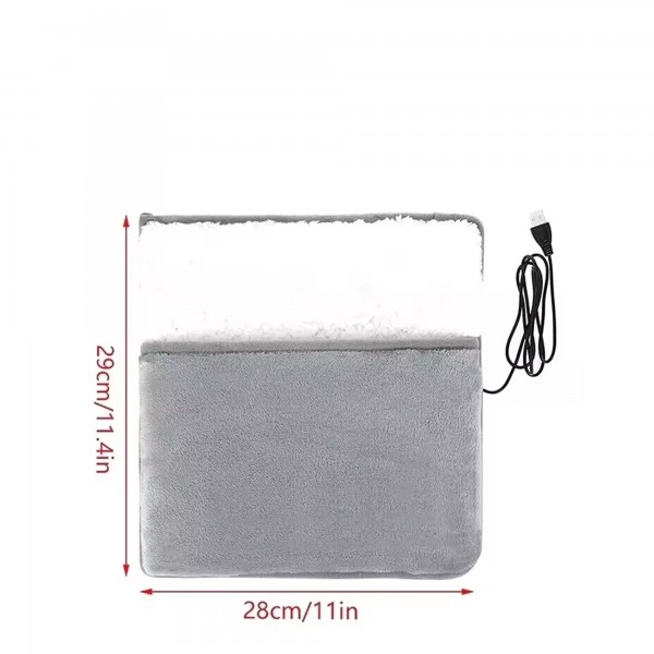 جهاز تدفئة القدم الكهربائى مزود ب وسادة تدفئة مخملية ناعمة