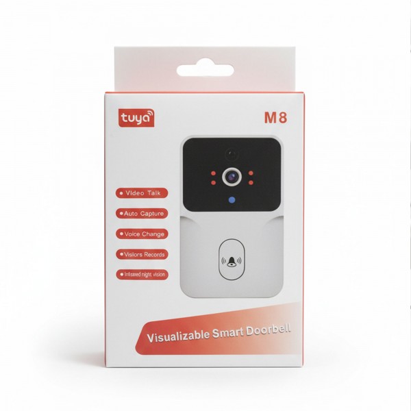 جرس باب ذكي مزود بكاميرا وواي فاي بضمان عام