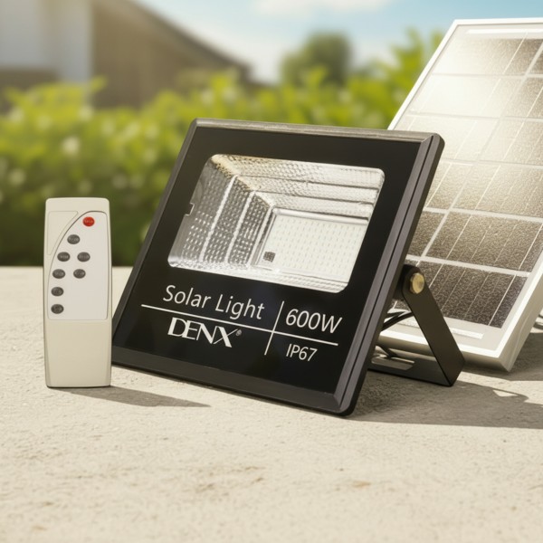 كشاف يعمل بالطاقة الشمسية بقوة 600 واط بضمان عامين