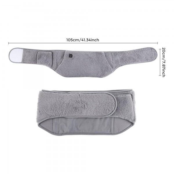 حزام خصر كهربائي ساخن للمعدة والظهر، تقلصات الدورة الشهرية والام مفاصل الجسم، 3 مستويات تحكم في درجة الحرارة