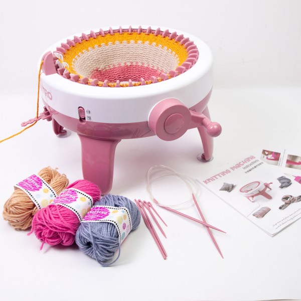 آلة حياكة الصوف اليدوية لصنع سترة أو قبعة جوارب وشاح للكبار والأطفال