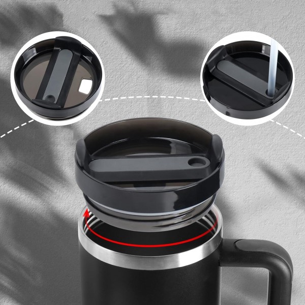 عرض لانش بوكس حرارى مع شنطة هدية مع كوب سعة 1.18 لتر من الفولاذ المقاوم للصدأ