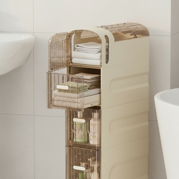 خزانة بلاستيك 4 طبقات مقاومة للماء