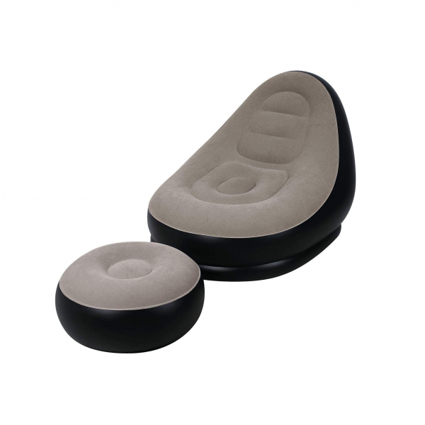 كنبة بين باج و مسند رجل المريحة