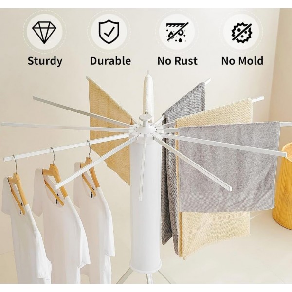 منشر الحديث العملى موفر للمساحة داخلي قابل للطى