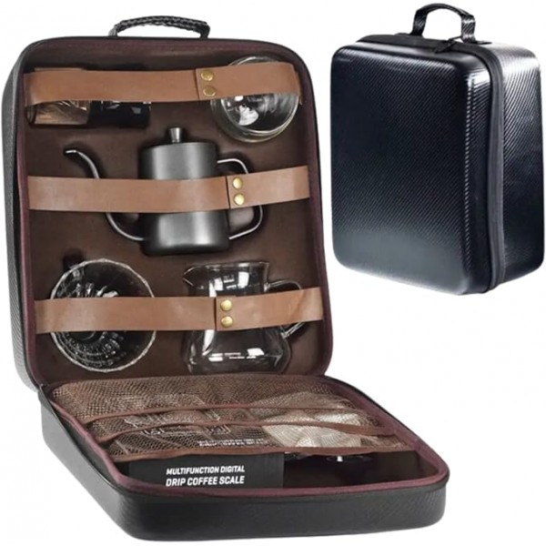 طقم صنع القهوة و الشاي المتنقل