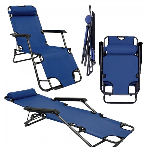 كرسي و سرير الحديقة المريح قابل للطى